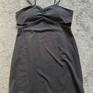 Madden NYC Elegant Black Mini Cutout Dress